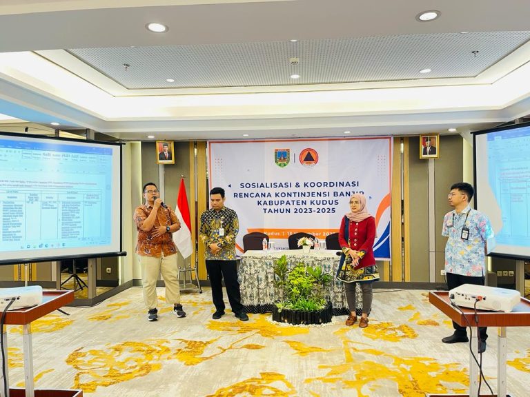 Sosialisasi dan Koordinasi Rencana Kontinjensi Banjir Kabupaten Kudus 2023-2025