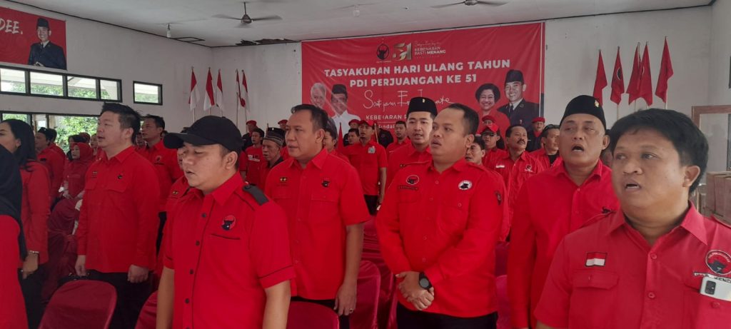 DPC PDI Perjuangan Kendal Gelar Tasyakuran Peringatan HUT ke-51 PDI Perjuangan