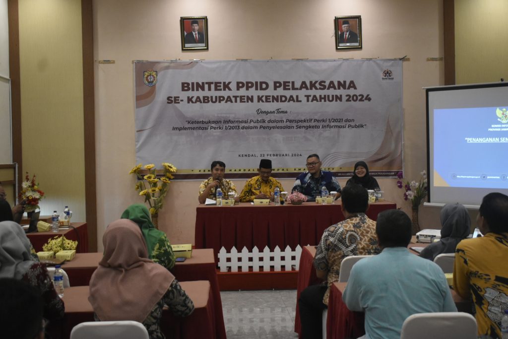 Diskominfo Kendal Adakan Bimtek Penyelesaian Sengketa Informasi Publik 