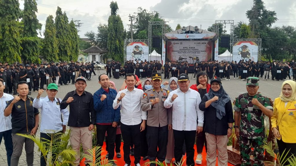 Bawaslu Kendal Gelar Apel Siaga Menjelang Pemungutan dan Perhitungan Suara Pemilu 2024