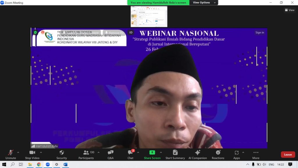PD PGMI Jateng-DIY Bagikan Tips Menulis Tembus Jurnal Scopus