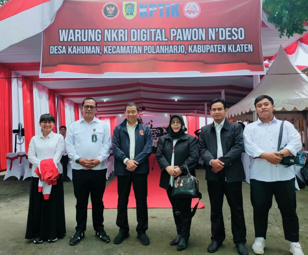 BNPT RI Resmikan Warung NKRI Digital di Klaten, Jadi Sarana Merajut Silaturahmi Antar Anak bangsa