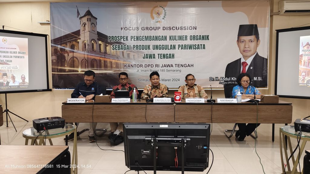 DPD RI Abdul Kholik: Kuliner Organik Potensial Menjadi Daya Tarik Wisata Unggulan Jateng