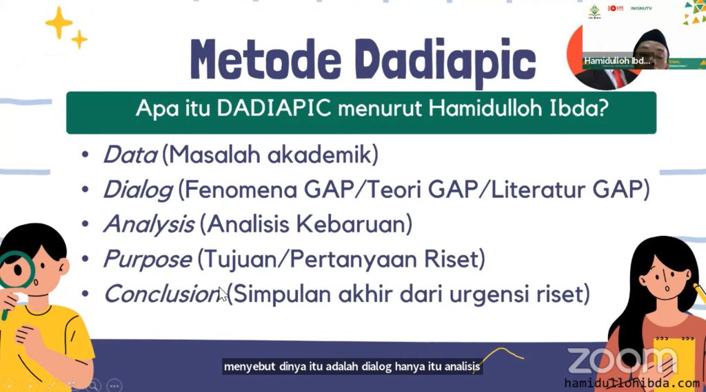 Ingin Publikasi Scopus, Hamidulloh Ibda Tawarkan Teori DADIAPIC