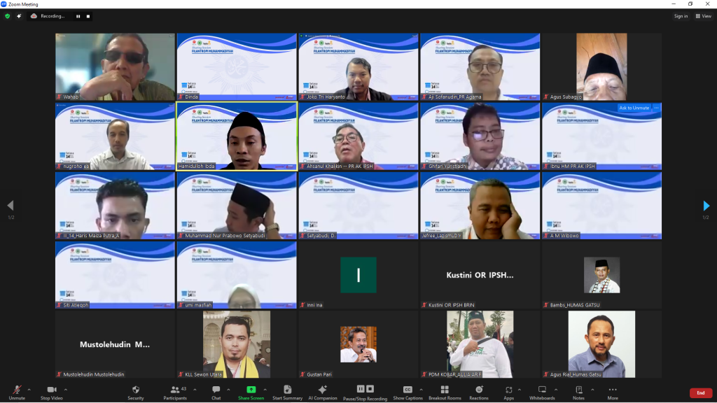 Lewat Sharing Session, BRIN Kaji Filantropi Muhammadiyah