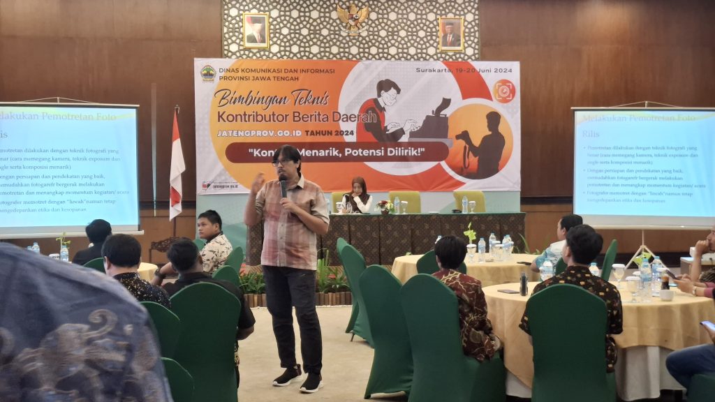 Bimtek Kontributor, Diskominfo Jateng Fokuskan pada Konten Berita Menarik 