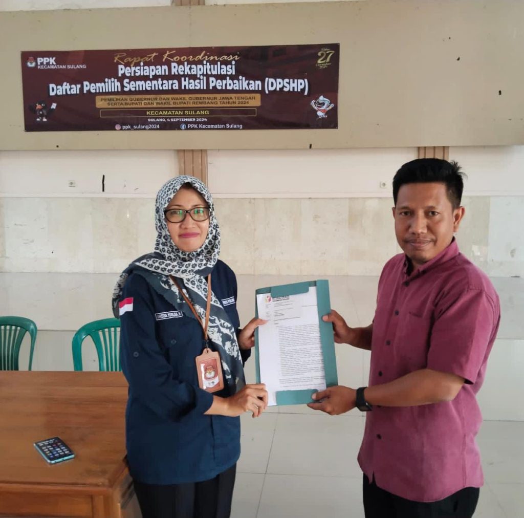 Kawal Hak Pilih, Panwaslu Sulang Berikan Saran Perbaikan Data Pemilih Sementara