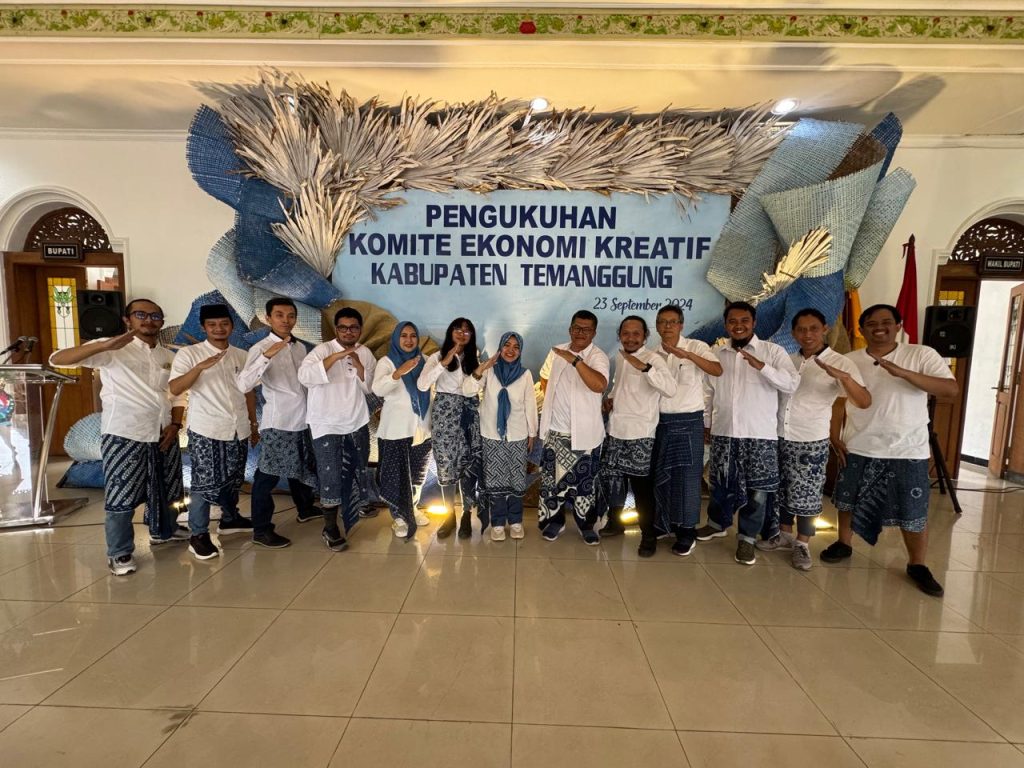 PJ Bupati Kukuhkan Komite Ekonomi Kreatif Kabupaten Temanggung 2024-2028