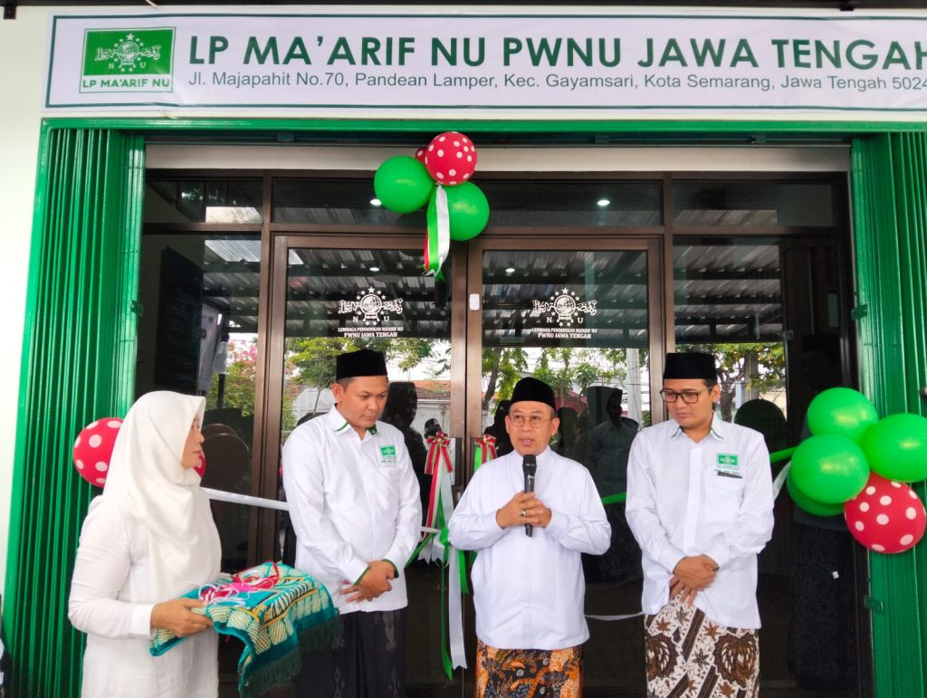 Diresmikan Gus Rozin, Ini Alamat Baru Kantor Ma’arif NU Jawa Tengah