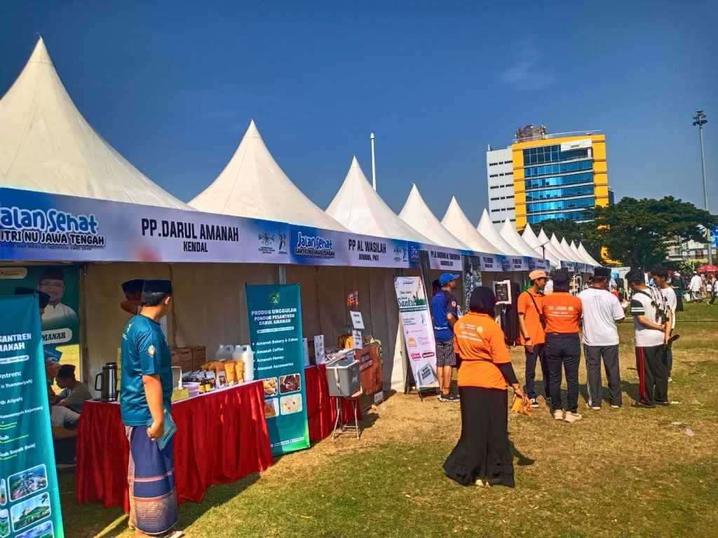 Puncak HSN PWNU Jateng, Puluhan Bazar Pamerkan Produk UMKM Pesantren