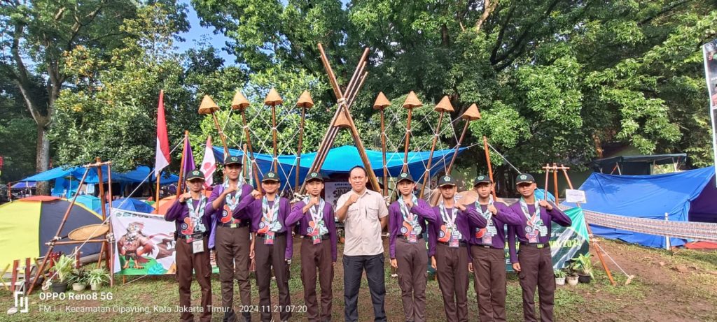 Sakoma Jepara Wakili Jateng dalam Perkemahan Pramuka Madrasah di Cibubur