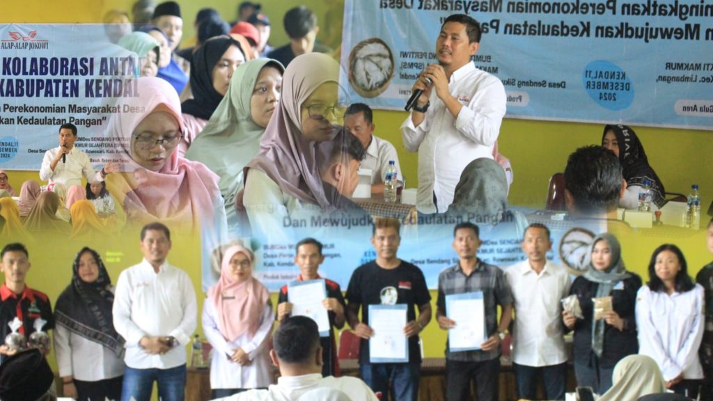 Gagas Gerakkan Ekonomi Desa, Alap-Alap Jokowi Kolaborasikan Dua BUMDES di Kendal