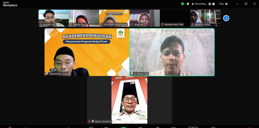 Akademi Kepenulisan GRI, Dikenalkan Puluhan AI untuk Menulis Proposal Riset