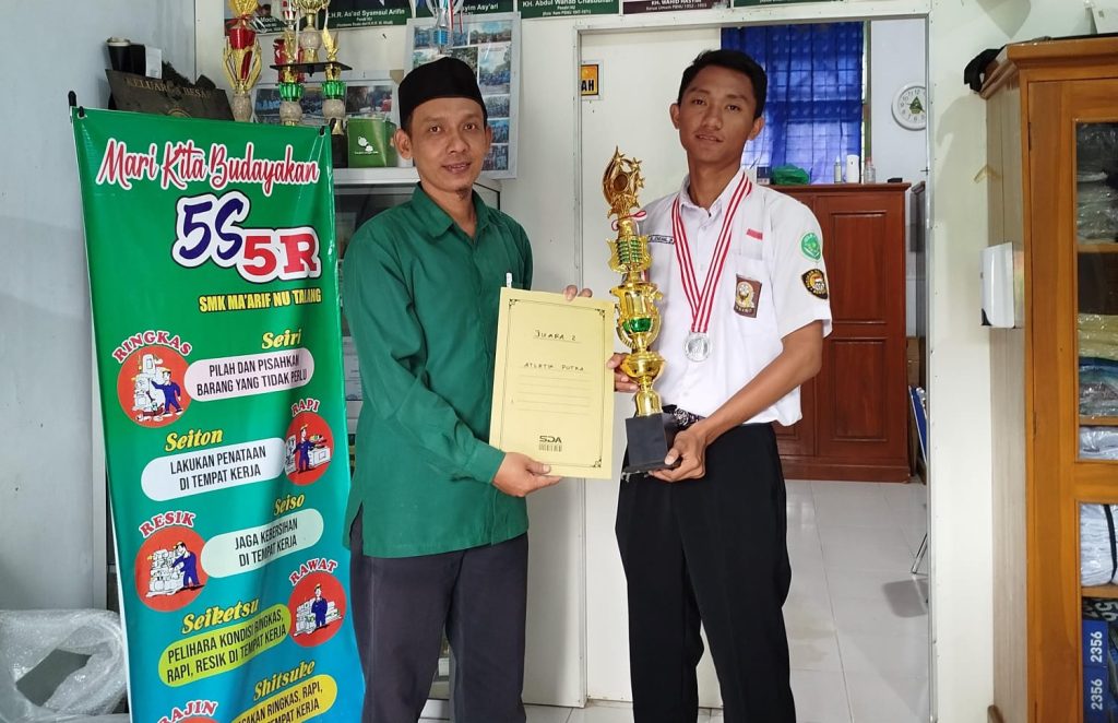 M. Zaenal Ma’arif Raih Medali Perak O2SN SMK Kabupaten Tegal