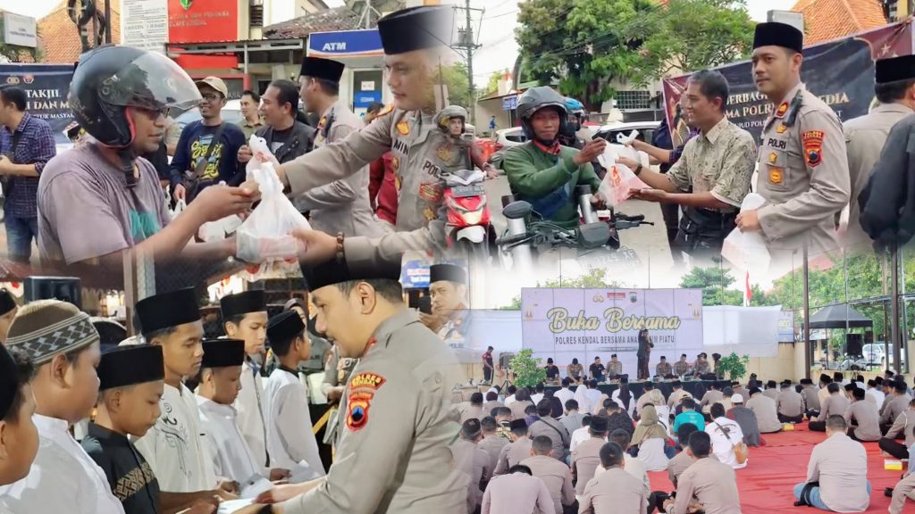 Polres Kendal Gelar Buka Puasa Bersama dan Santunan Anak Yatim