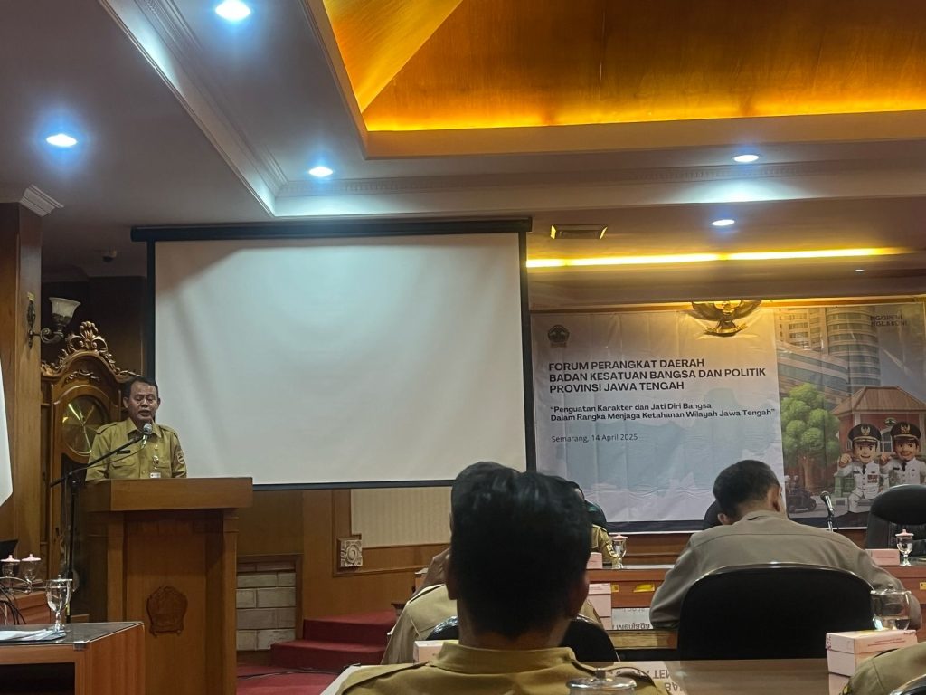 Ketua FKPT Jawa Tengah Hadiri Forum Perangkat Daerah di Kesbangpol