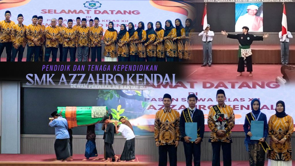Pelepasan Siswa SMK Azzahro Kendal Usung Tema “Santri, AI, dan NKRI”