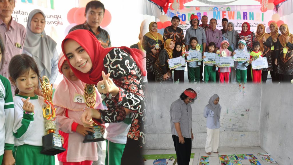 Gali Potensi Anak, PKBM KB-TK Juang Ilmu Gelar Lomba Mewarnai