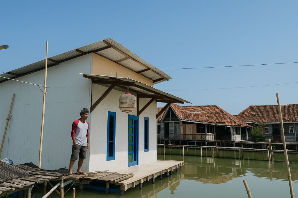 Rumah Apung: Solusi Pemerintah Atasi Rob di Timbulsloko Demak