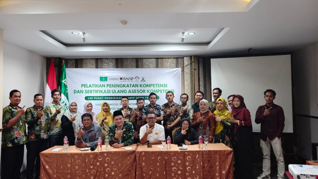 Jaga Mutu, Asesor LSP P2 Ma’arif Jateng Diasah Ulang di Semarang