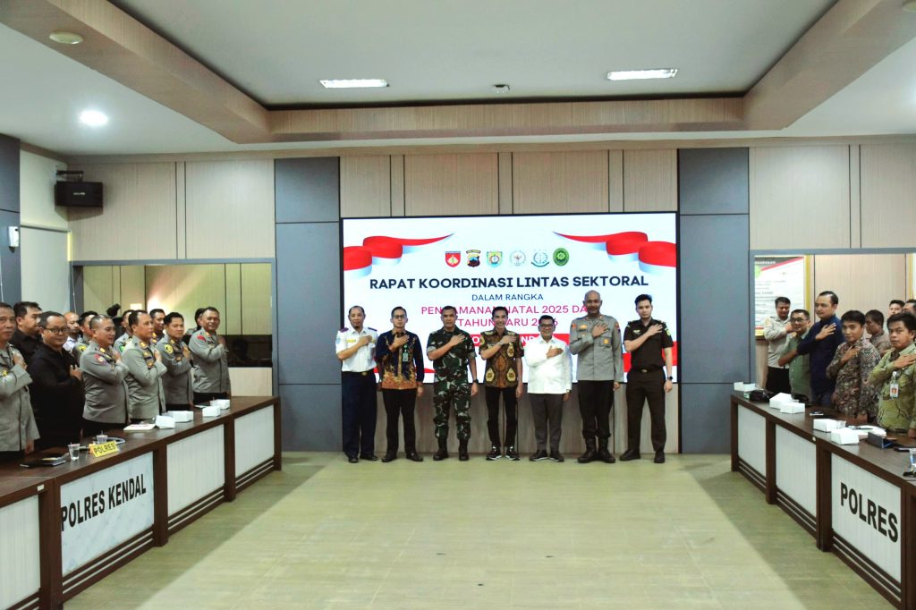 Pemkab Kendal dan Polres Kendal Gelar Rapat Linsek Persiapan Nataru