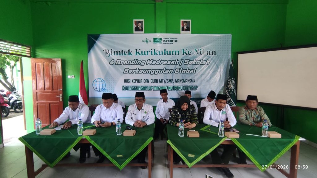 LP Ma’arif NU Cilacap Integrasikan Kurikulum Ke-NU-an dan Strategi Branding Madrasah/ Sekolah Berkeunggulan Global