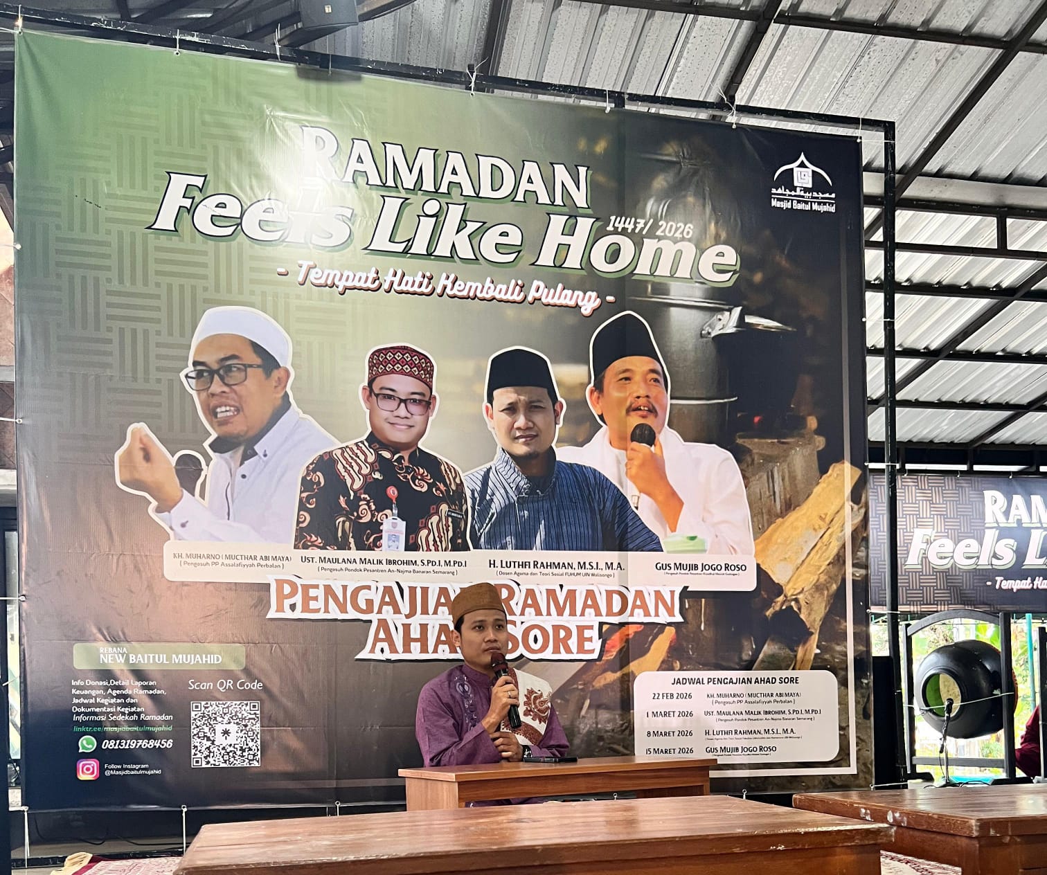 ‎Pengajian Ahad Sore Masjid Baitul Mujahid Hadirkan Akademisi UIN Walisongo