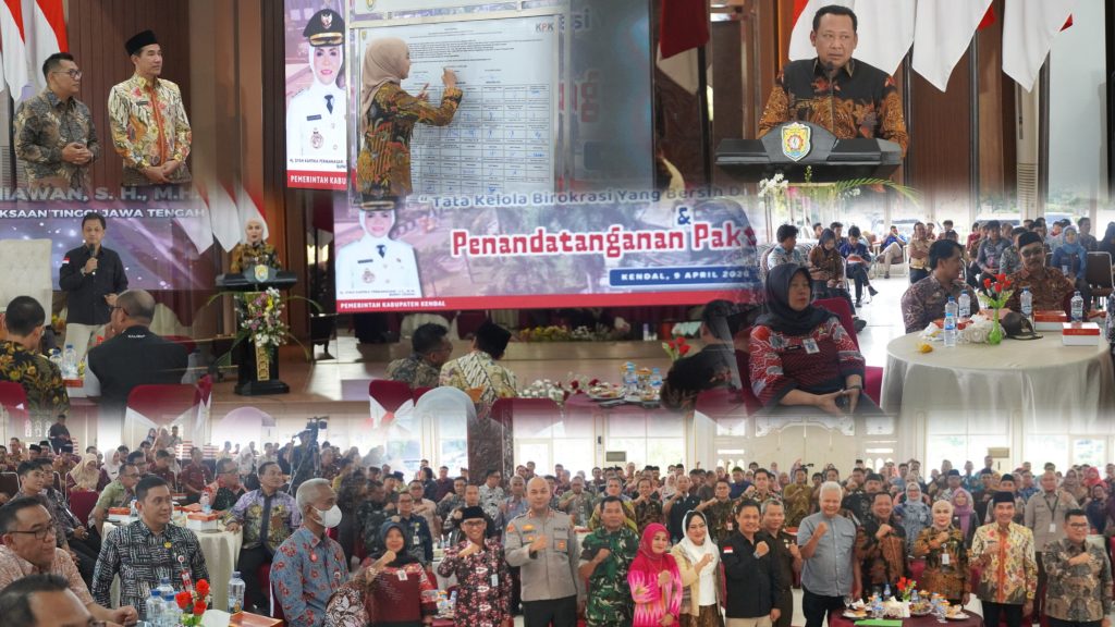 Penandatanganan Pakta Integritas, Pemkab Kendal Terus Gaungkan Sosialisasi Anti Korupsi