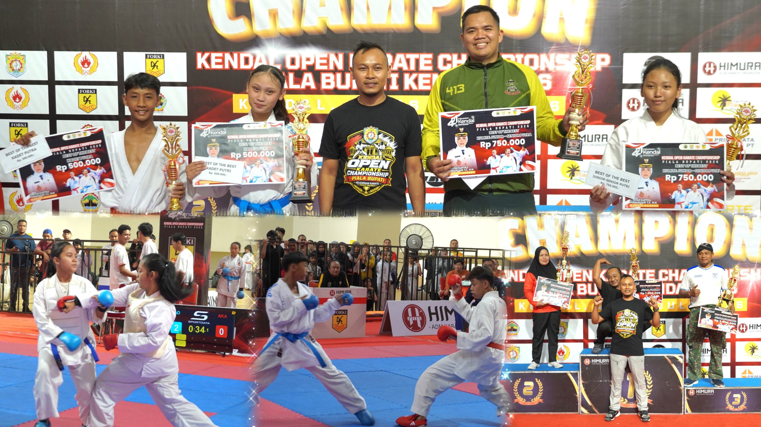 FORKI Sukses Gelar Open Karate Championship Piala Bupati Kendal Cup Tahun 2026