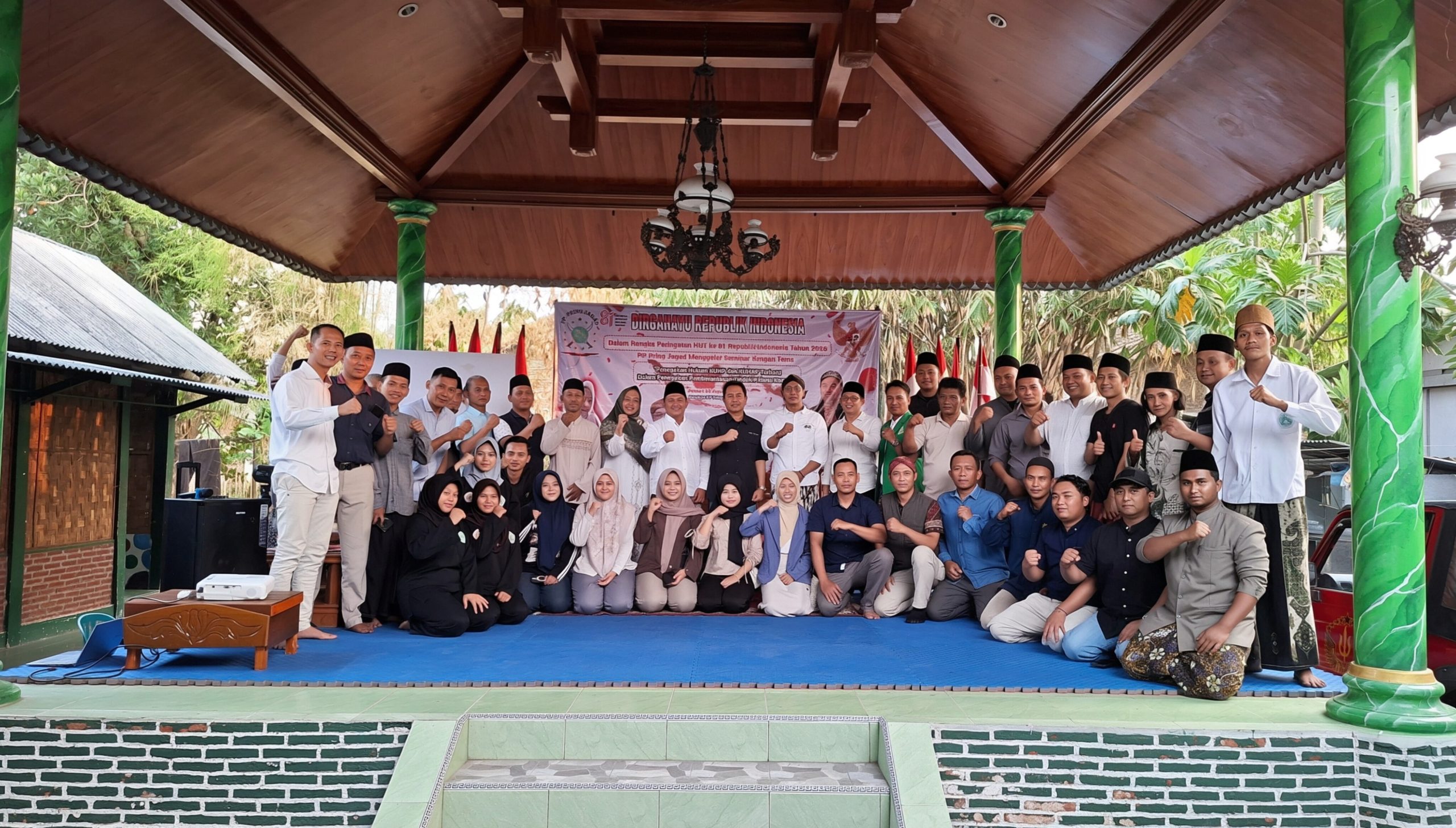 Puncak Acara Peringatan HUT RI ke 81 Tahun, Pondok Pring Jagad Kendal Gelar Seminar Hukum