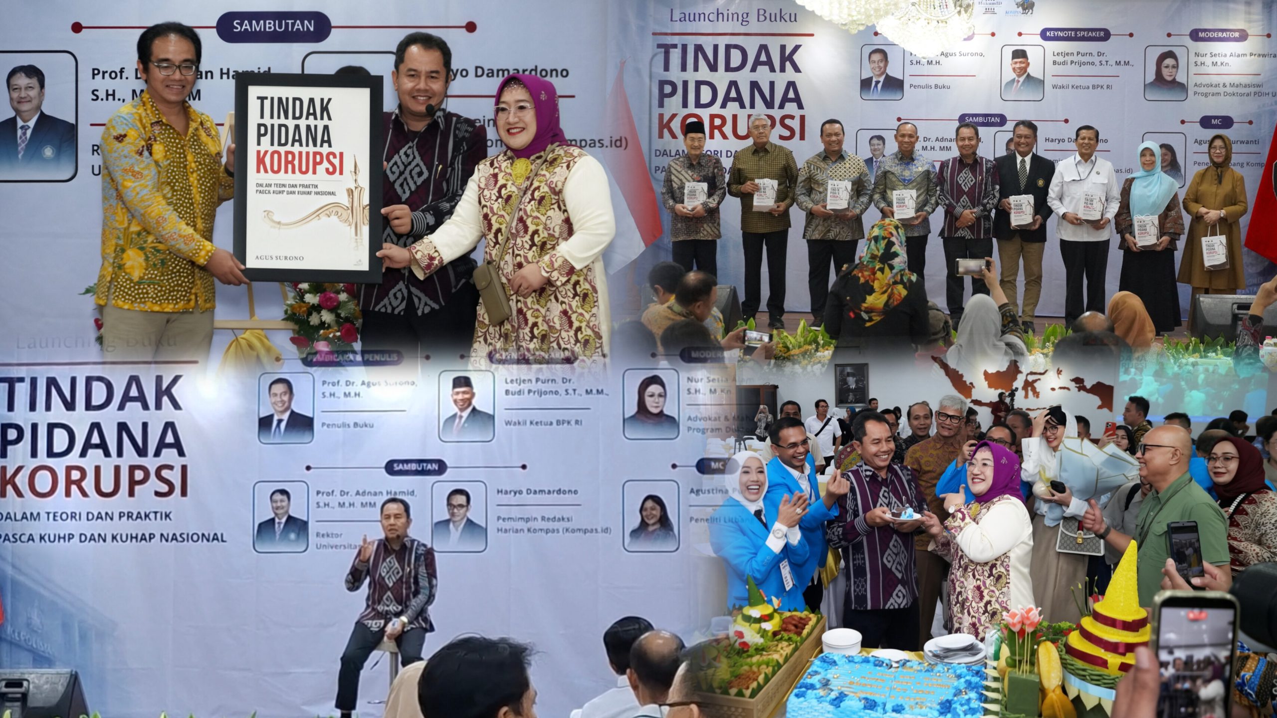 Guru Besar Universitas Pancasila Prof. Agus Surono Luncurkan Buku Tindak Pidana Korupsi dalam Teori dan Praktik Pasca-KUHP dan KUHAP Nasional