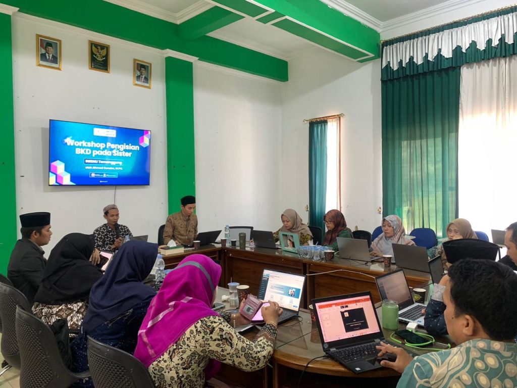 ‎Hadirkan Gus Ahmad Sunoko, Inisnu Gelar Workshop Pengisian Pelaporan BKD Sister