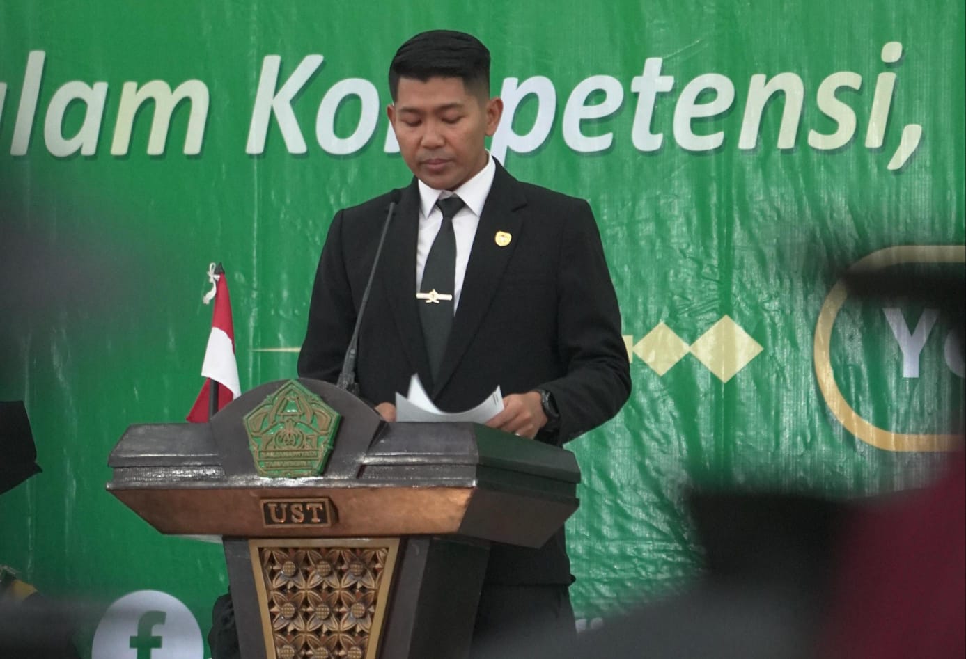 ‎Sekjen IKASATA Dorong Wisudawan UST Perluas Jejaring dan Koneksi untuk Menjawab Tantangan Dunia Profesional