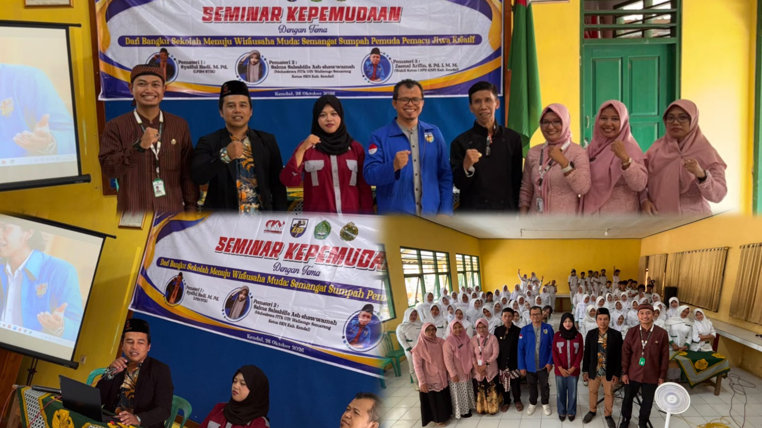 GKN Kendal bersama DPD KNPI dan Lembaga Pendidikan Gelar Seminar Kepemudaan